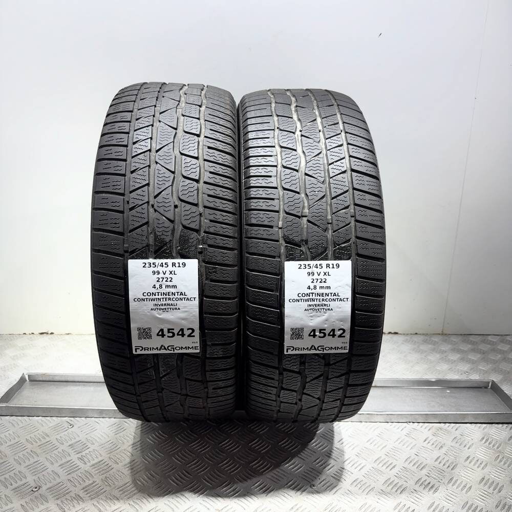 Gomme Usate 235 45 R19 99V XL Continental Contiwintercontact Invernali