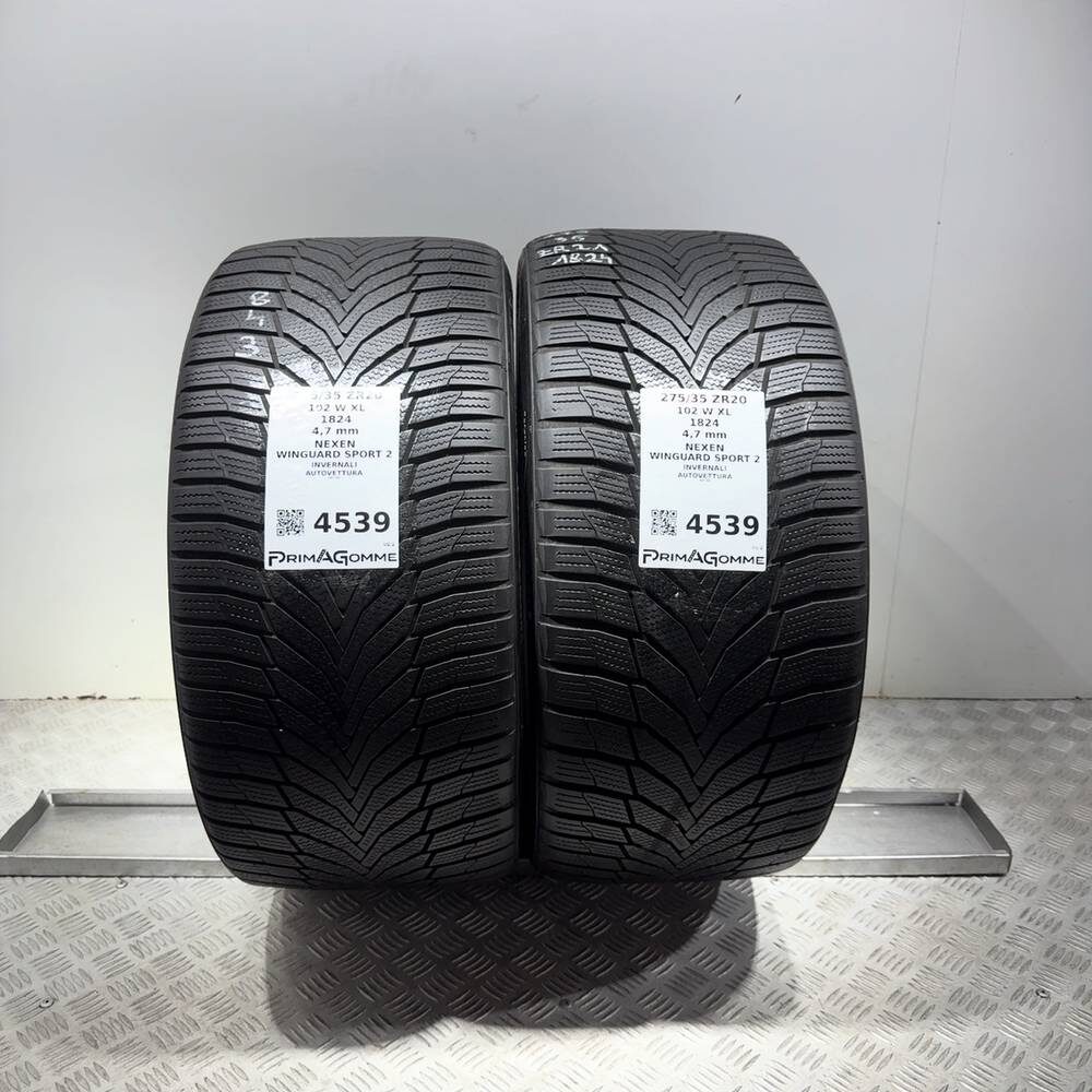 Gomme Usate 275 35 ZR20 102W XL Nexen Winguard Sport 2 Invernali