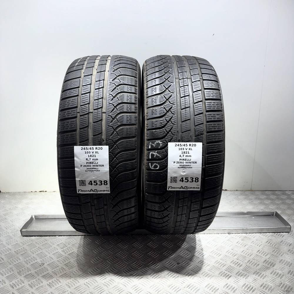 Gomme Usate 245 45 R20 103V XL Pirelli P Zero Winter Invernali