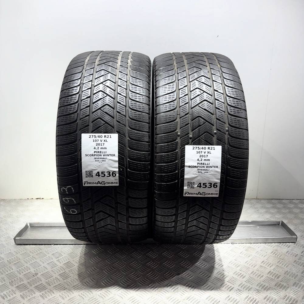 Gomme Usate 275 40 R21 107V XL Pirelli Scorpion Winter Invernali