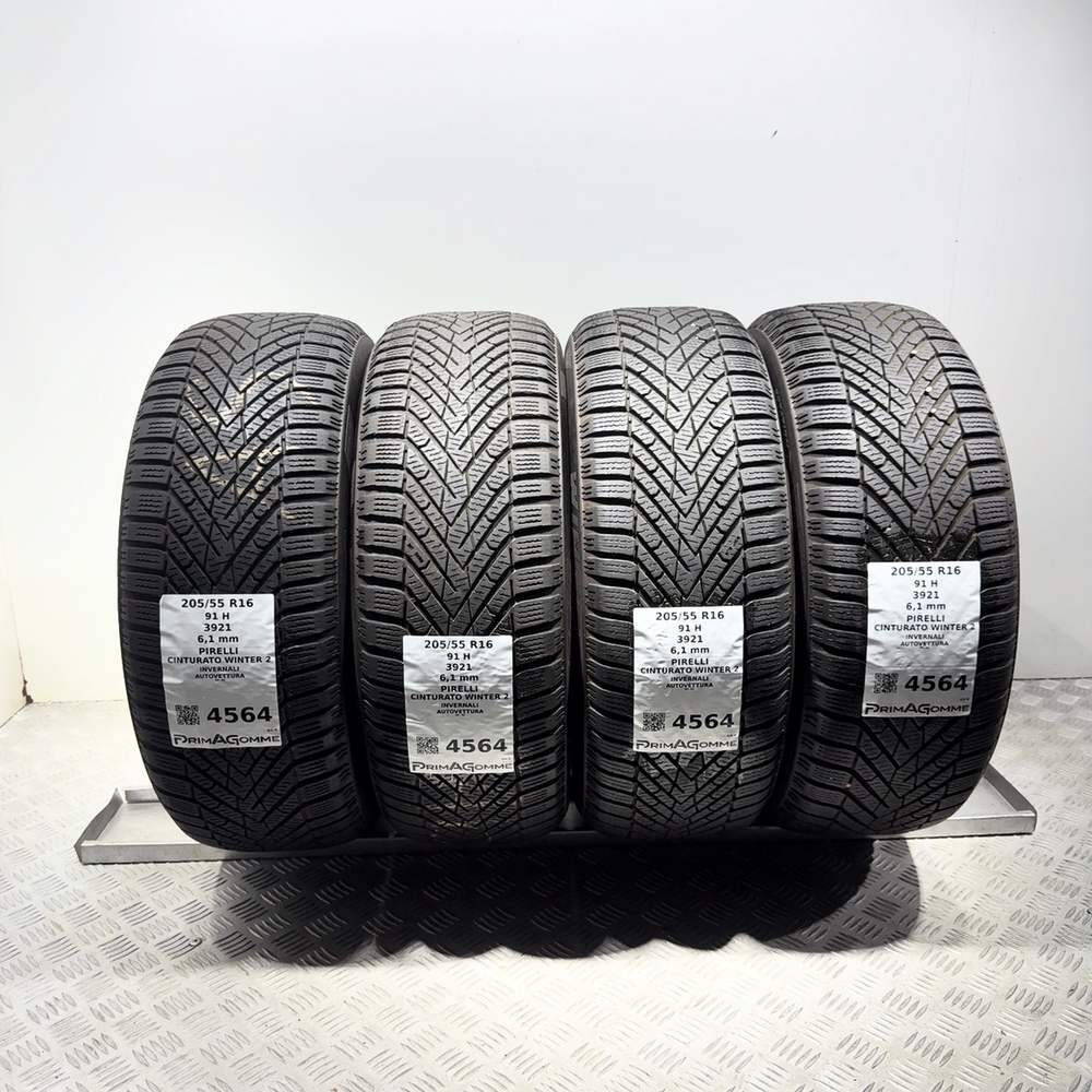 Gomme Usate 205 55 R16 91H Pirelli Cinturato Winter 2 87% Invernali
