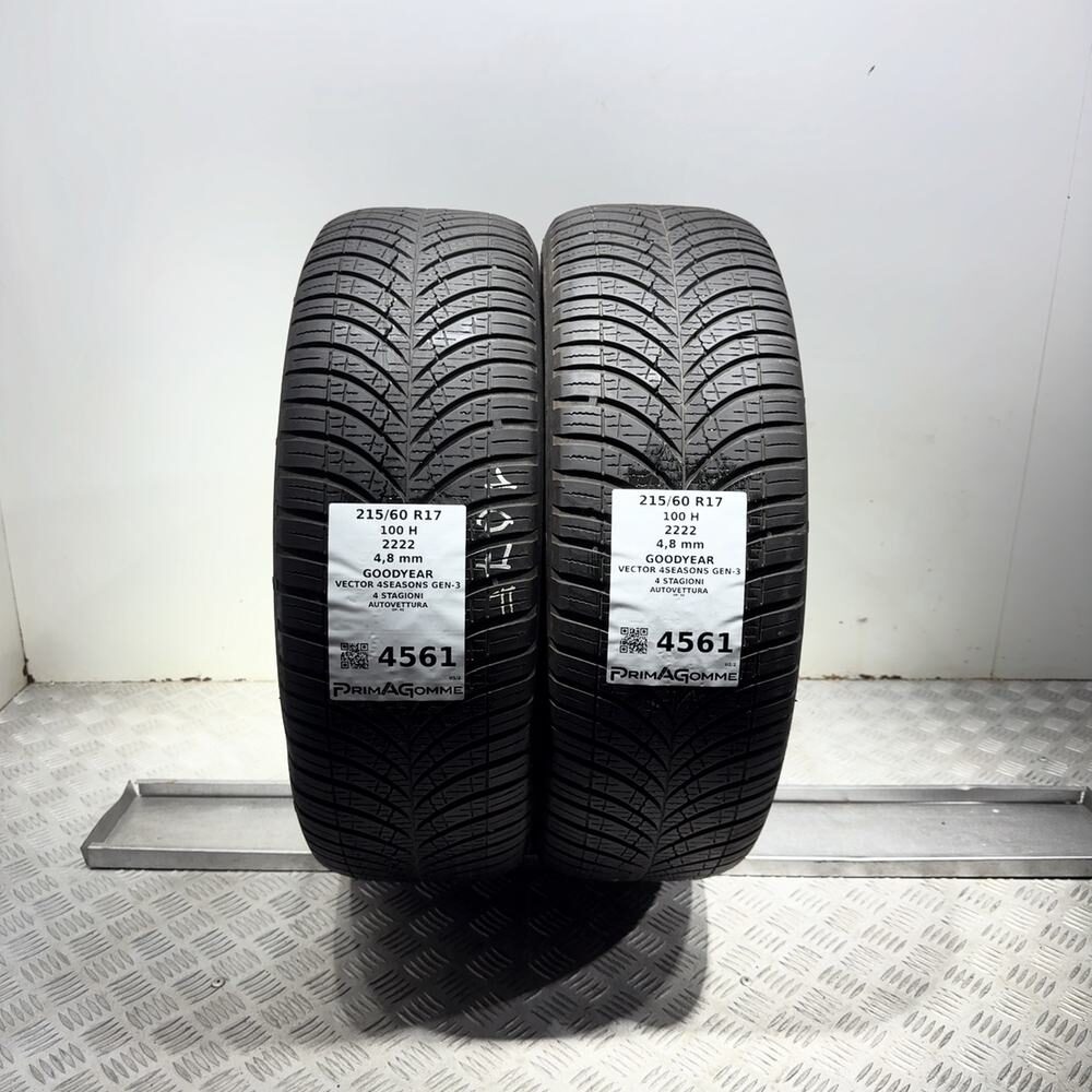 Gomme Usate 215 60 R17 100H Goodyear Vector 4Seasons Gen-3 4 Stagioni