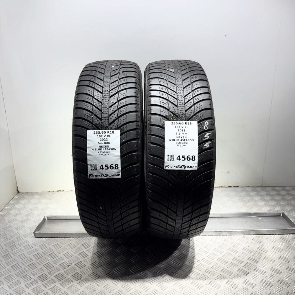 Gomme Usate 235 60 R18 107V XL Nexen N’Blue 4Season 73% 4 Stagioni