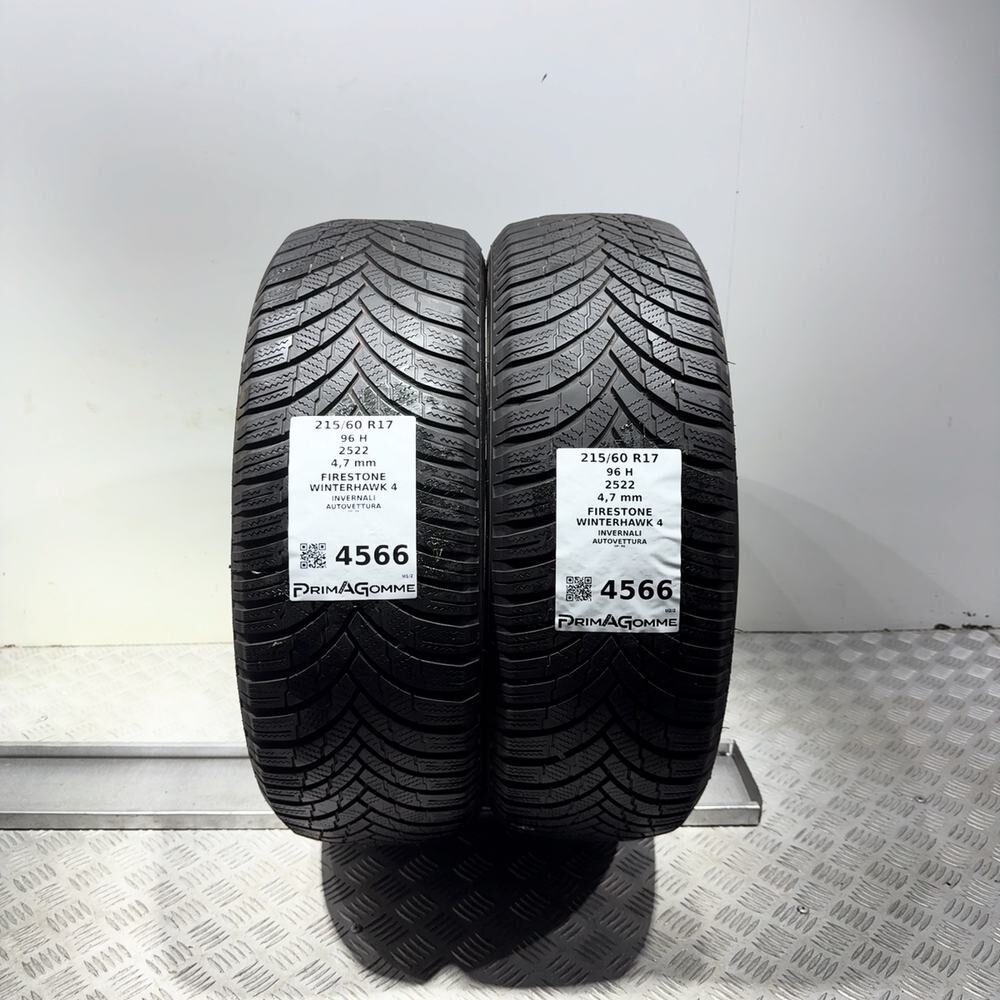 Gomme Usate 215 60 R17 96H Firestone Winterhawk 4 Invernali