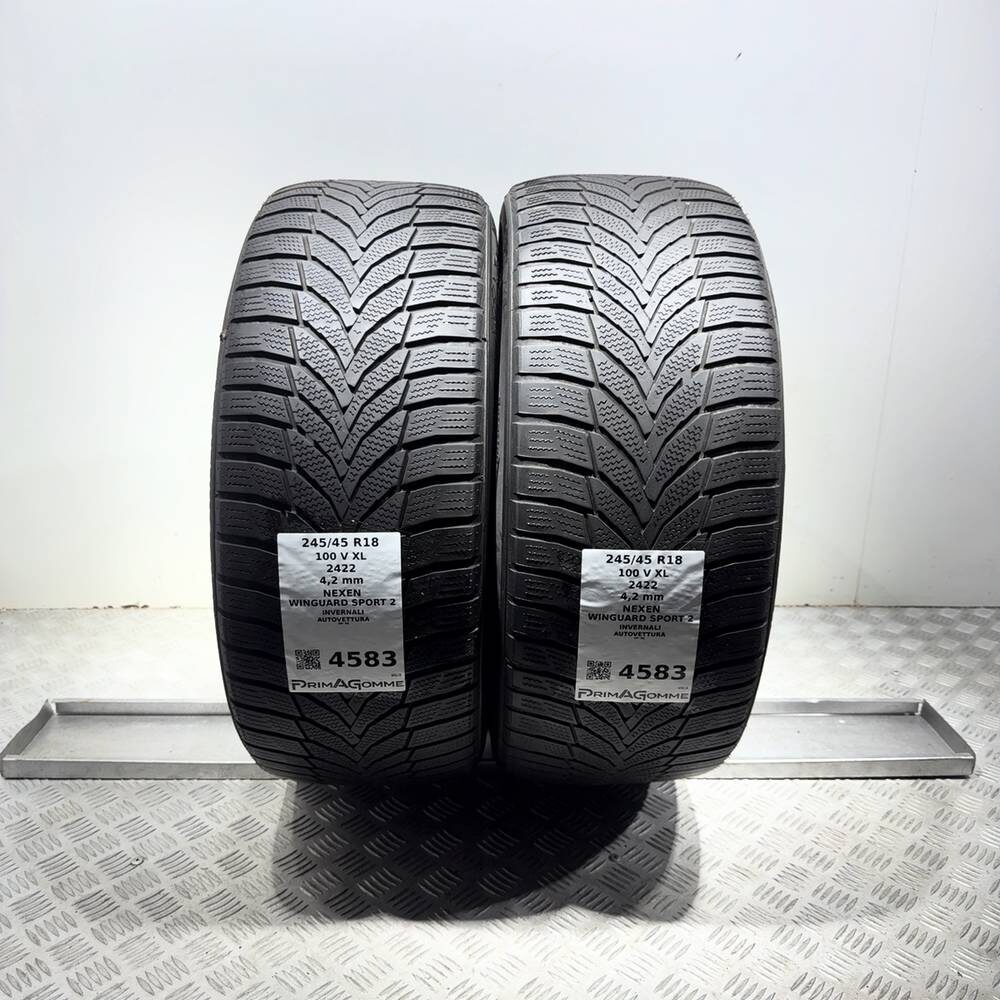 Gomme Usate 245 45 R18 100V XL Nexen Winguard Sport 2 Invernali