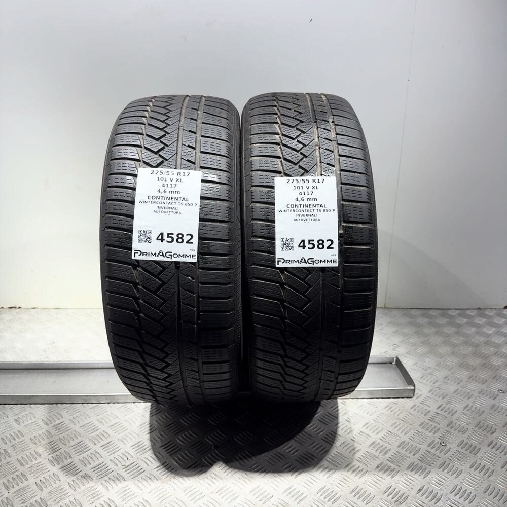 Gomme Usate 225 55 R17 101V XL Continental Wintercontact TS 850 P Invernali