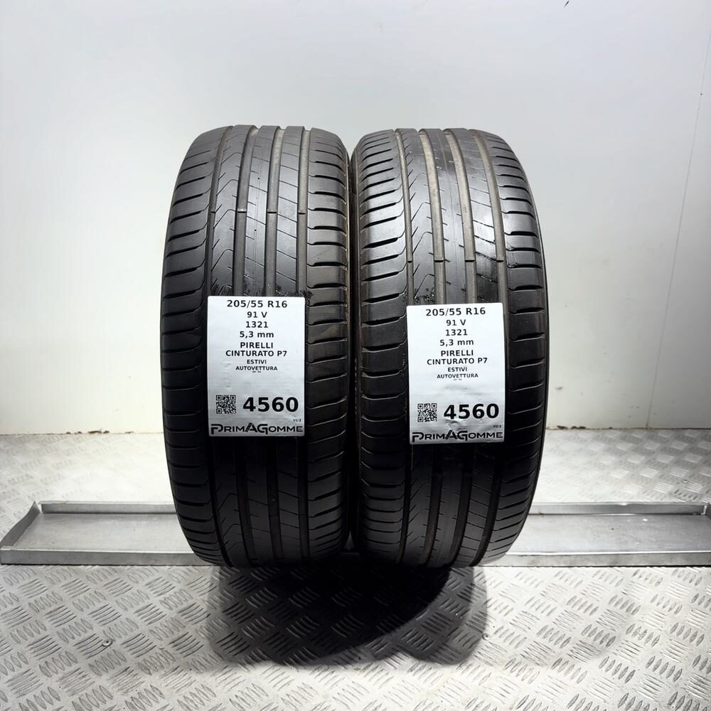 Gomme Usate 205 55 R16 91V Pirelli Cinturato P7 76% Estive