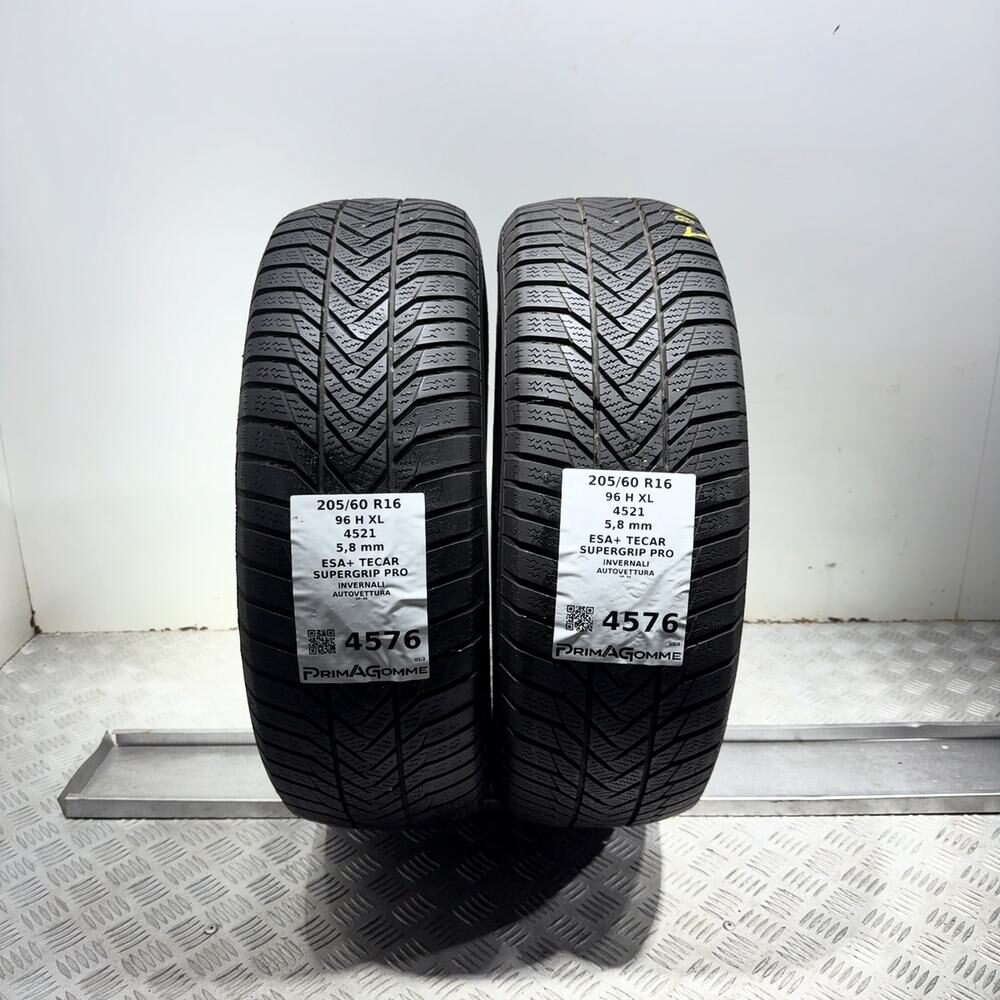 Gomme Usate 205 60 R16 96H XL Esa+ Tecar Supergrip Pro 83% Invernali