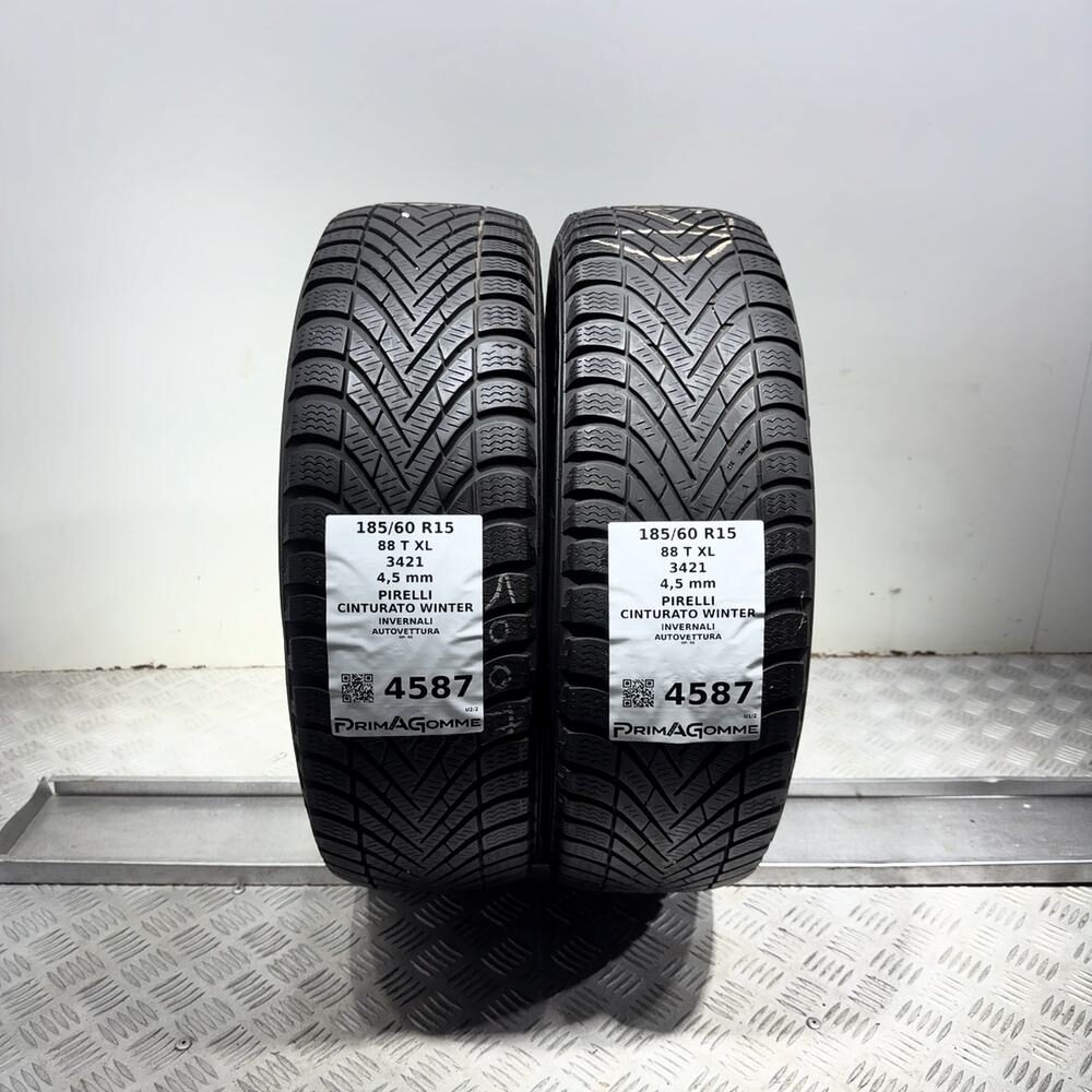 Gomme Usate 185 60 R15 88T XL Pirelli Cinturato Winter Invernali