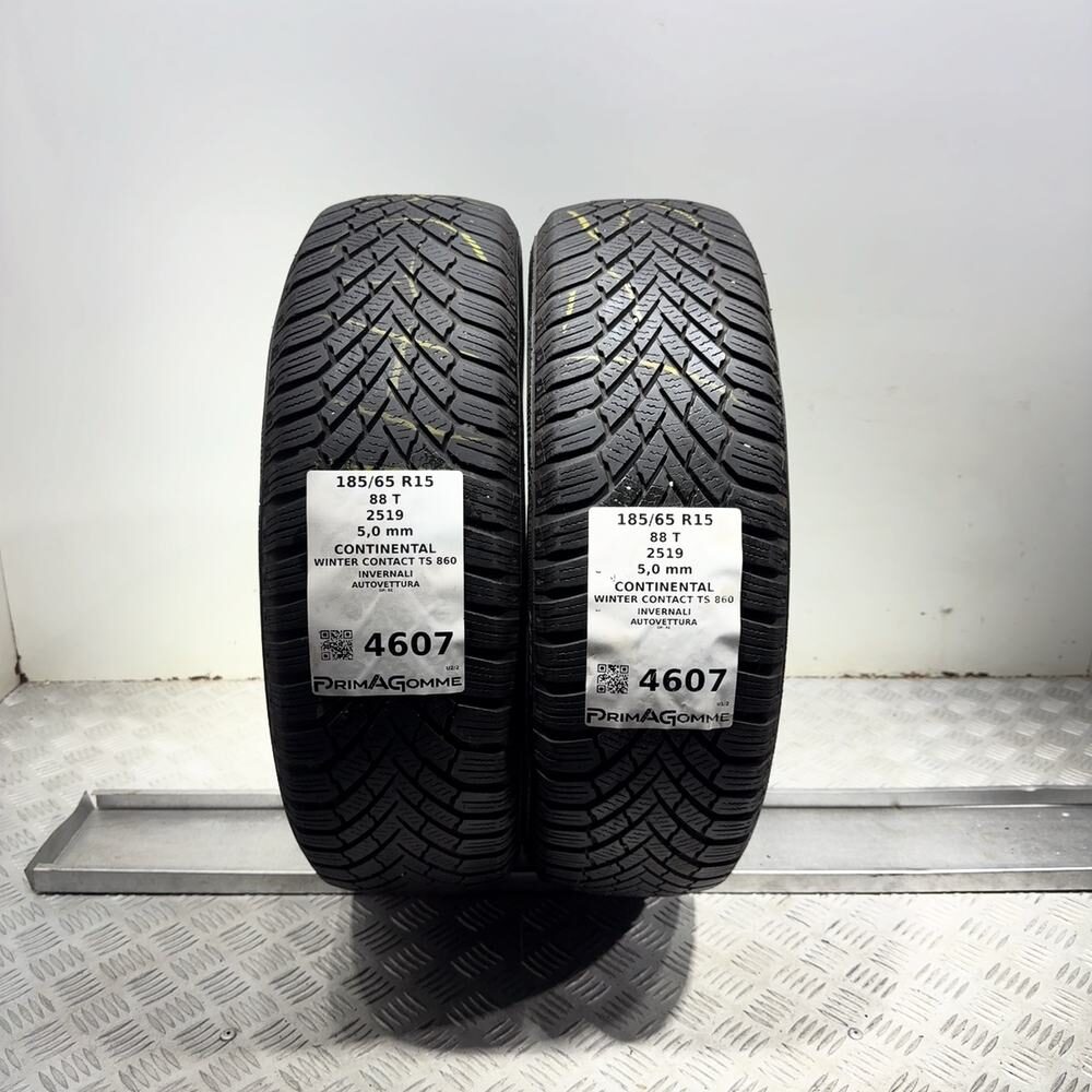 Gomme Usate 185 65 R15 88T Continental Winter Contact TS 860 71% Invernali