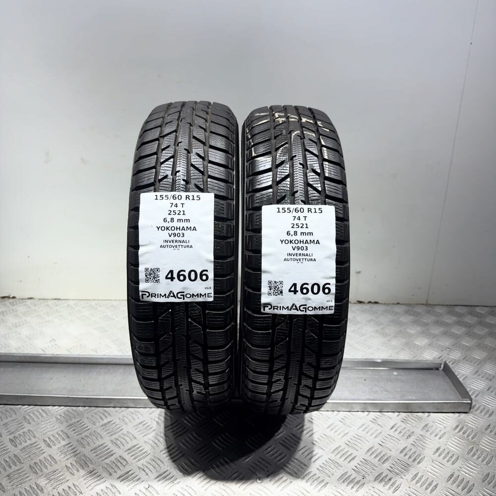 Gomme Usate 155 60 R15 74T Yokohama V903 97% Invernali