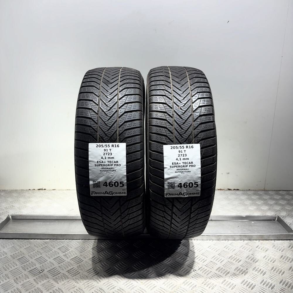 Gomme Usate 205 55 R16 91T Esa+ Tecar Supergrip Pro Invernali