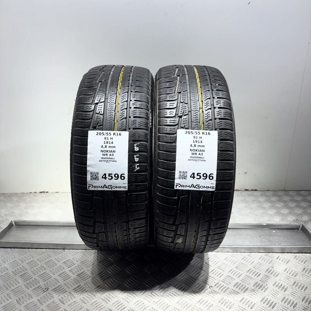 Gomme Usate 205 55 R16 91H Nokian WR A3 Invernali
