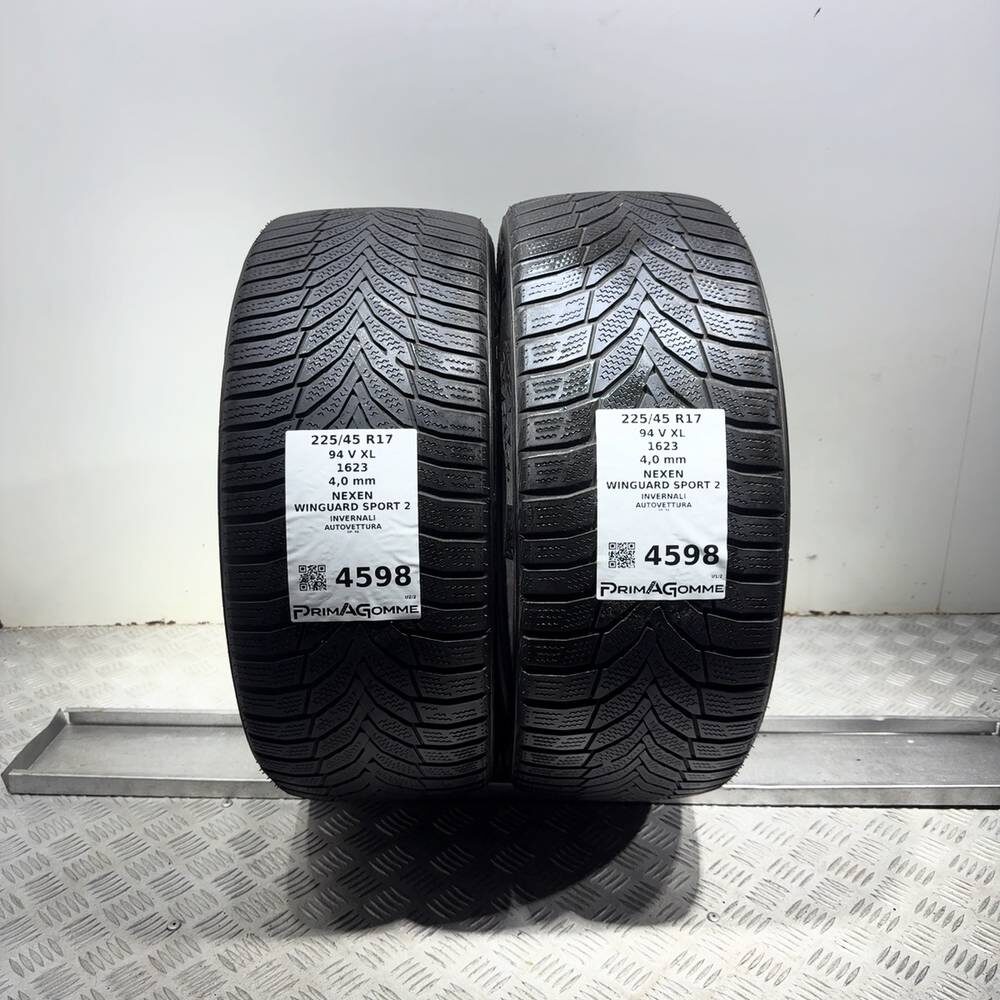 Gomme Usate 225 45 R17 94V XL Nexen Winguard Sport 2 Invernali