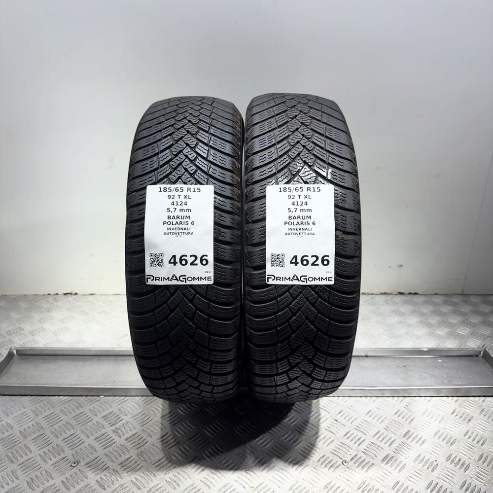 Gomme Usate 185 65 R15 XL 92T XL Barum Polaris 6 81% Invernali