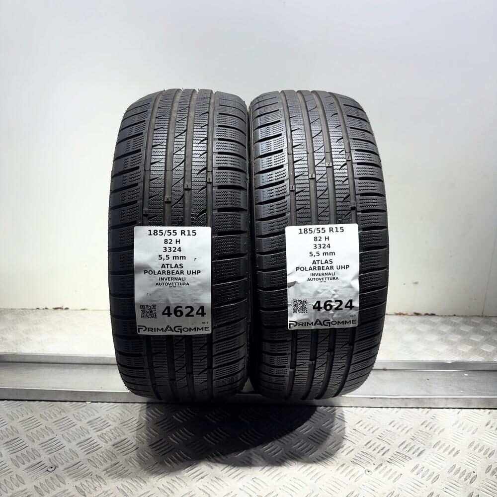Gomme Usate 185 55 R15 82H Atlas Polarbear Uhp 79% Invernali