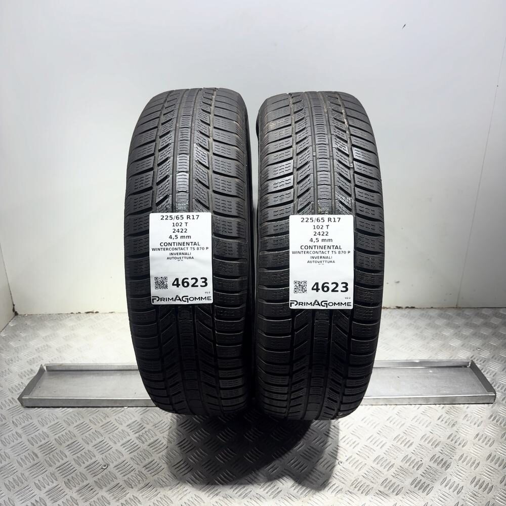 Gomme Usate 225 65 R17 102T Continental Wintercontact TS 870 P Invernali
