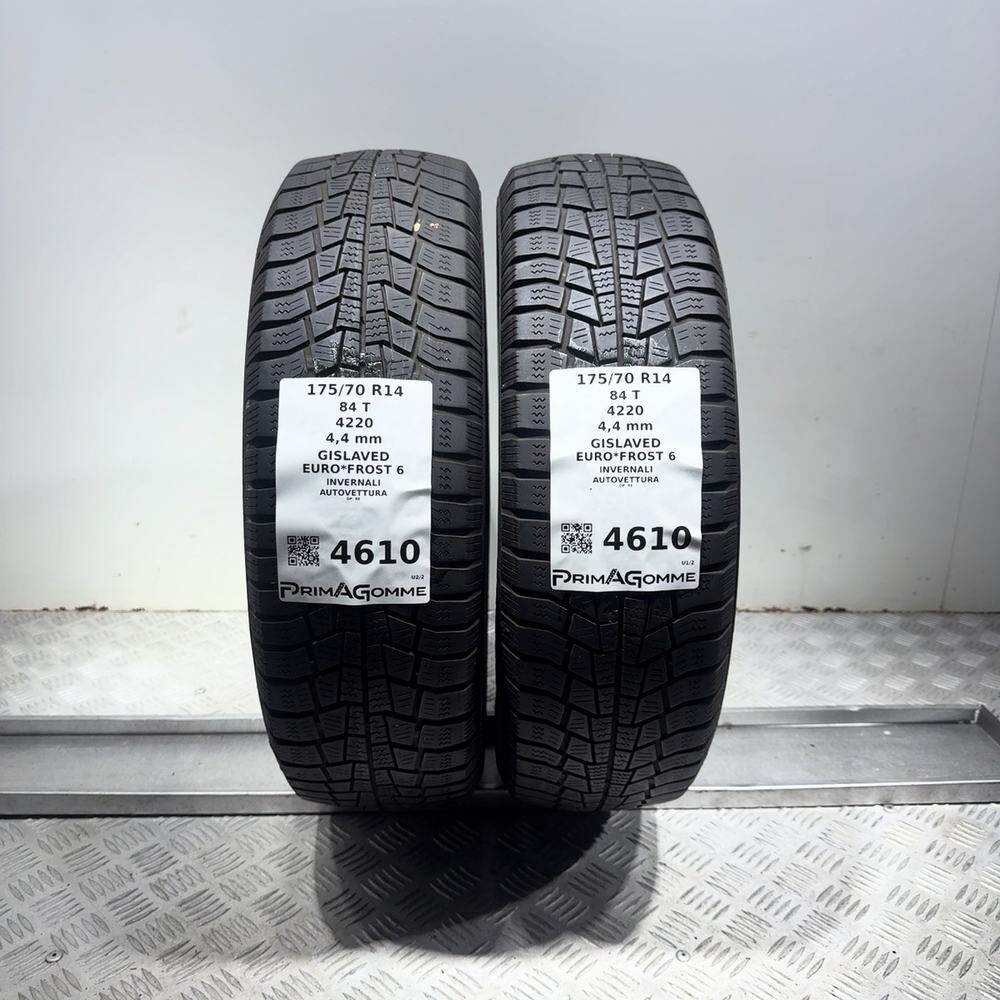 Gomme Usate 175 70 R14 84T Gislaved Euro*Frost 6 Invernali