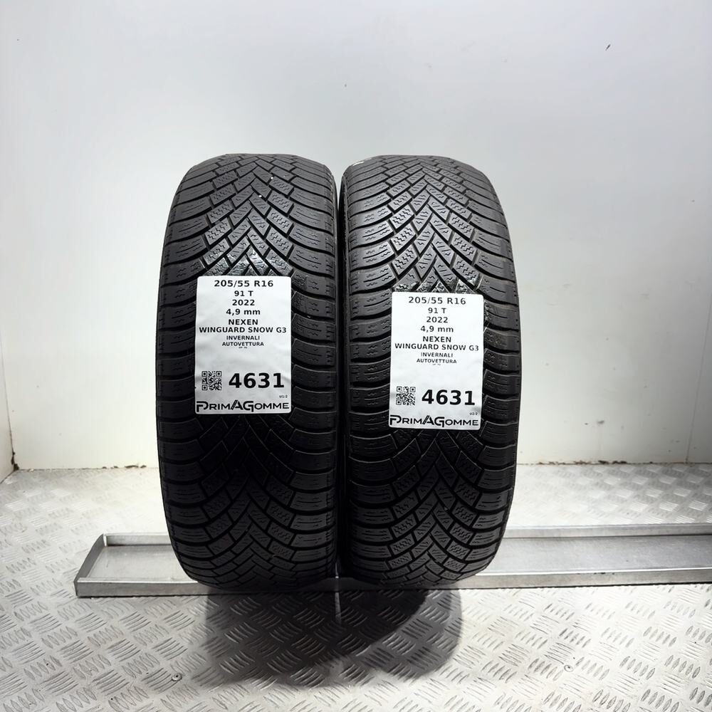 Gomme Usate 205 55 R16 91T Nexen Winguard Snow G3 Invernali