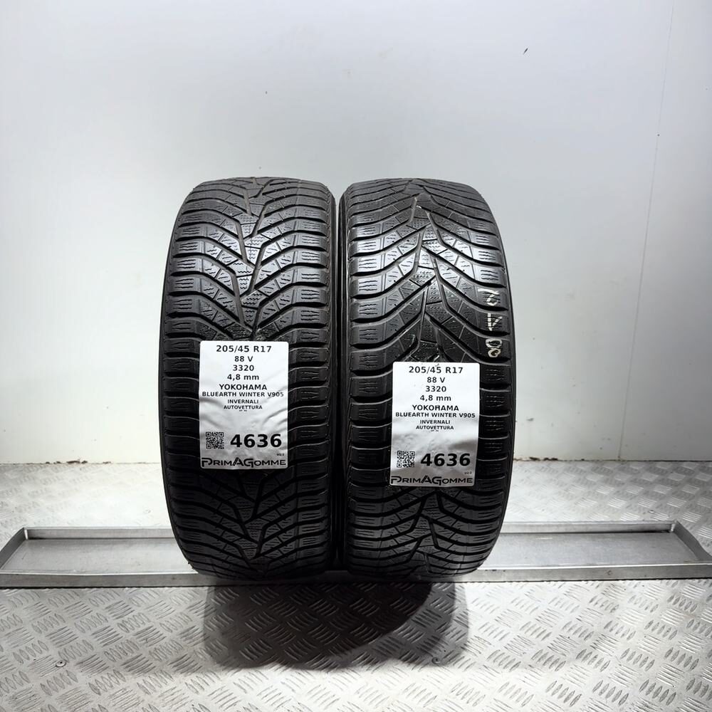 Gomme Usate 205 45 R17 88V Yokohama Bluearth Winter V905 Invernali
