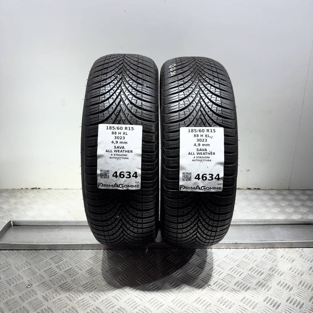 Gomme Usate 185 60 R15 88H XL Sava All Weather 4 Stagioni