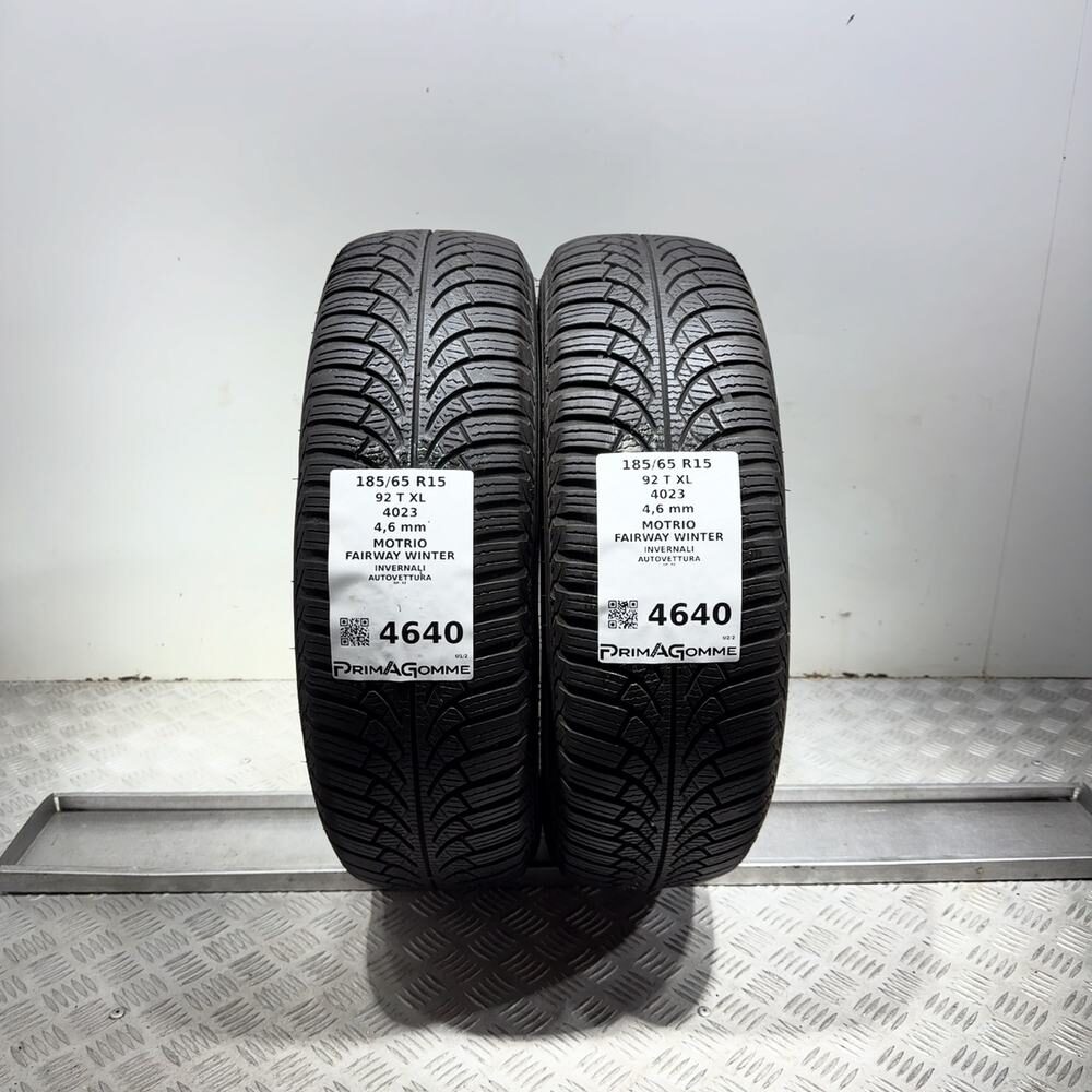 Gomme Usate 185 65 R15 92T XL Motrio Fairway Winter Invernali