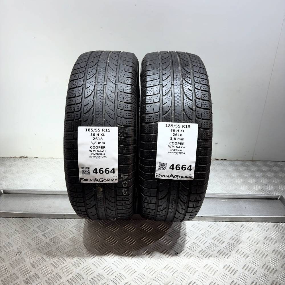 Gomme Usate 185 55 R15 86H XL Cooper WM-SA2+ Invernali