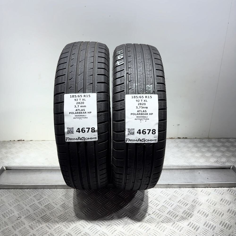Gomme Usate 185 65 R15 92T XL Atlas Polarbear HP Invernali