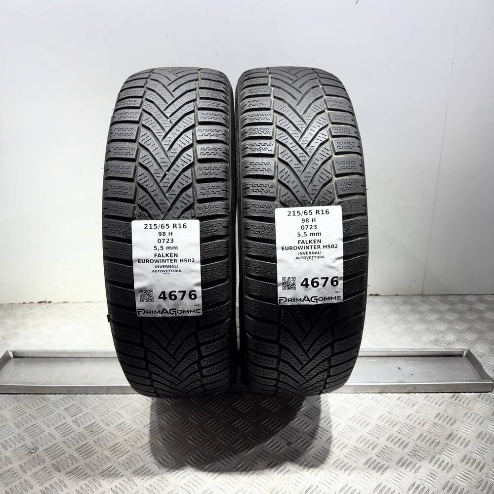 Gomme Usate 215 65 R16 98H Falken Eurowinter HS02 79% Invernali