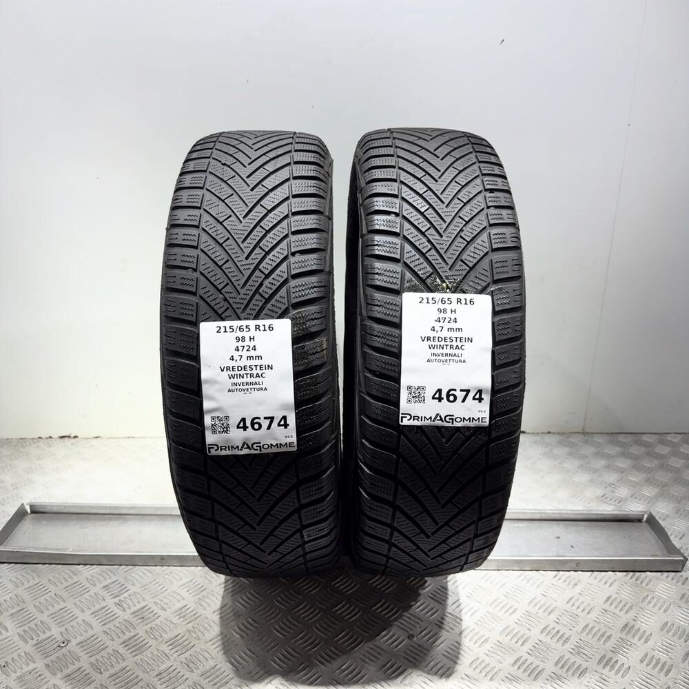 Gomme Usate 215 65 R16 98H Vredestein Wintrac Invernali