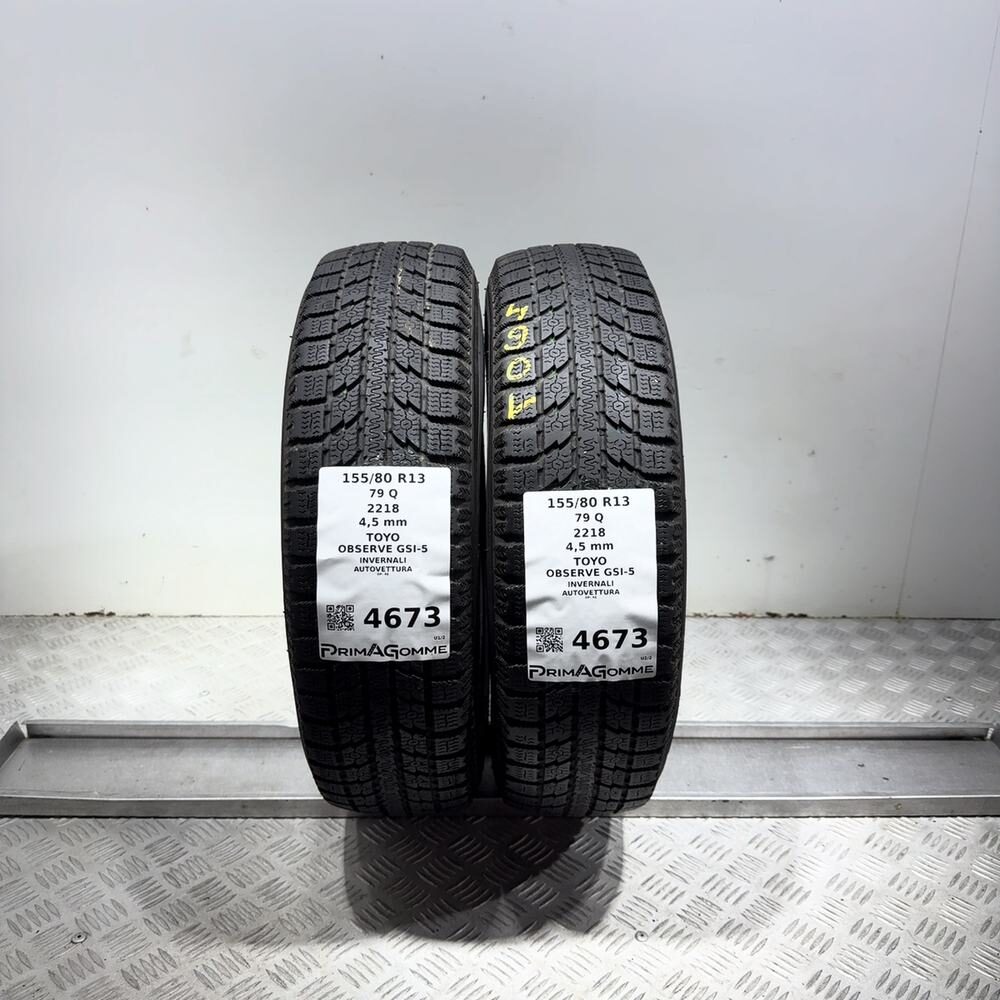 Gomme Usate 155 80 R13 79Q Toyo Observe Gsi-5 Invernali