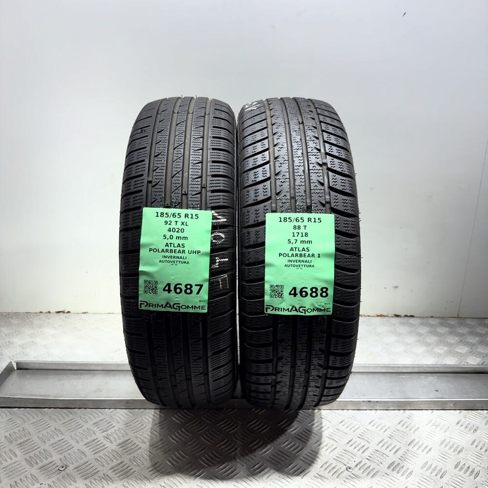 Gomma Usata 185 65 R15 88T Atlas Polarbear 1 81% Invernale