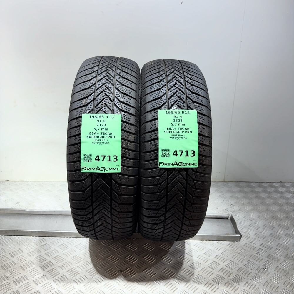 Gomme Usate 195 65 R15 91H Esa+ Tecar Supergrip Pro 81% Invernali