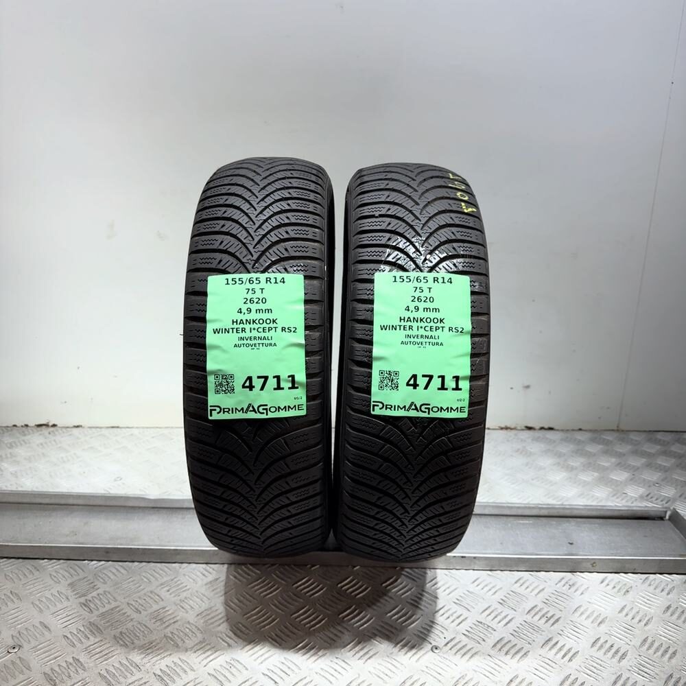Gomme Usate 155 65 R14 75T Hankook Winter I*Cept RS2 Invernali