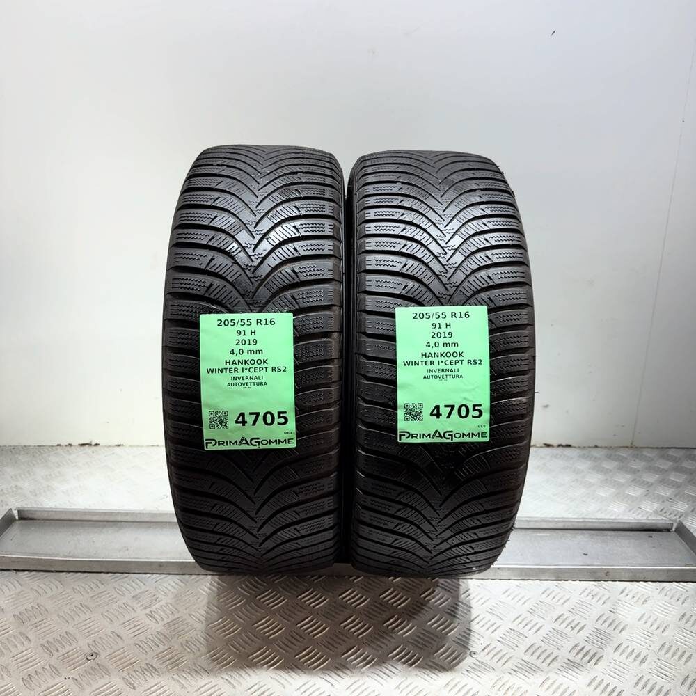 Gomme Usate 205 55 R16 91H Hankook Winter I*Cept RS2 Invernali