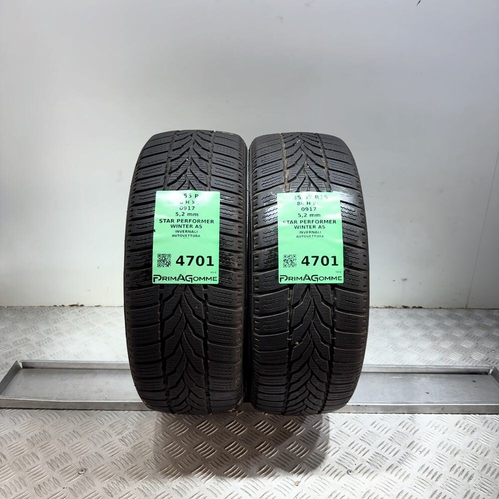 Gomme Usate 185 55 R15 86H XL Star Performer Winter AS 74% Invernali