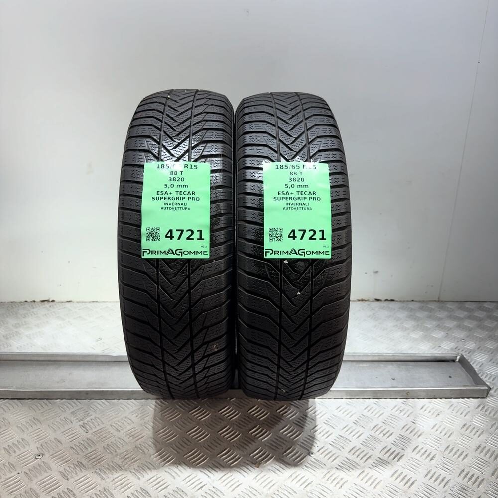 Gomme Usate 185 65 R15 88T Esa+ Tecar Supergrip Pro 71% Invernali