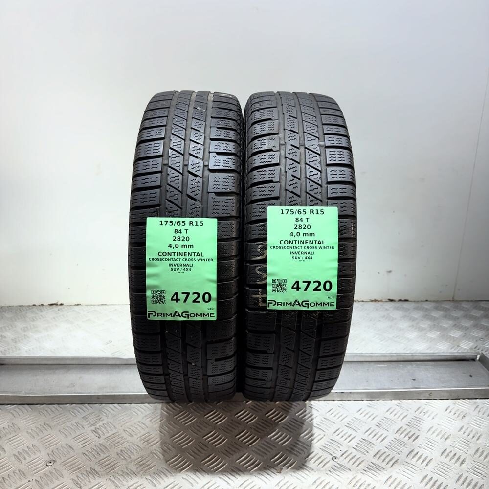 Gomme Usate 175 65 R15 84T Continental Crosscontact Cross Winter Invernali
