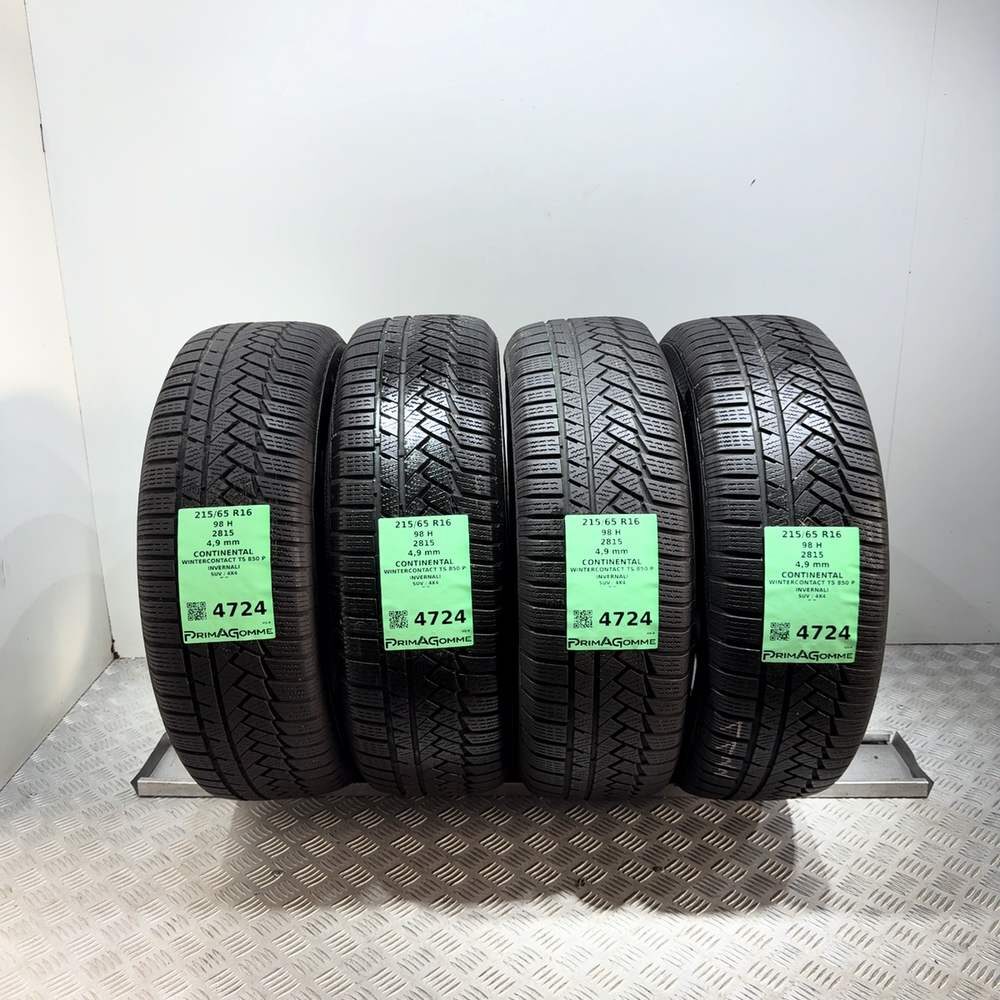 Gomme Usate 215 65 R16 98H Continental Wintercontact TS 850 P Invernali