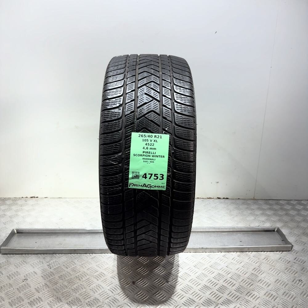 Gomma Usata 265 40 R21 105V XL Pirelli Scorpion Winter Invernale