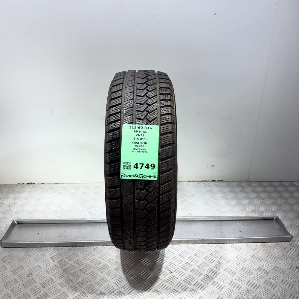 Gomma Usata 215 60 R16 99H XL Ovation W586 93% Invernale