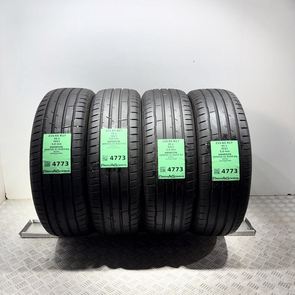 Gomme Usate 215 65 R17 99V Hankook Ventus S1 Evo3 EV 71% Estive