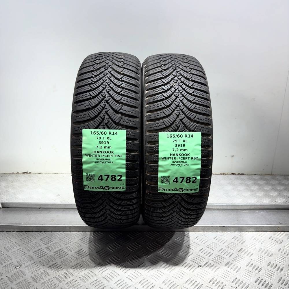 Gomme Usate 165 60 R14 79T XL Hankook Winter I*Cept RS2 98% Invernali