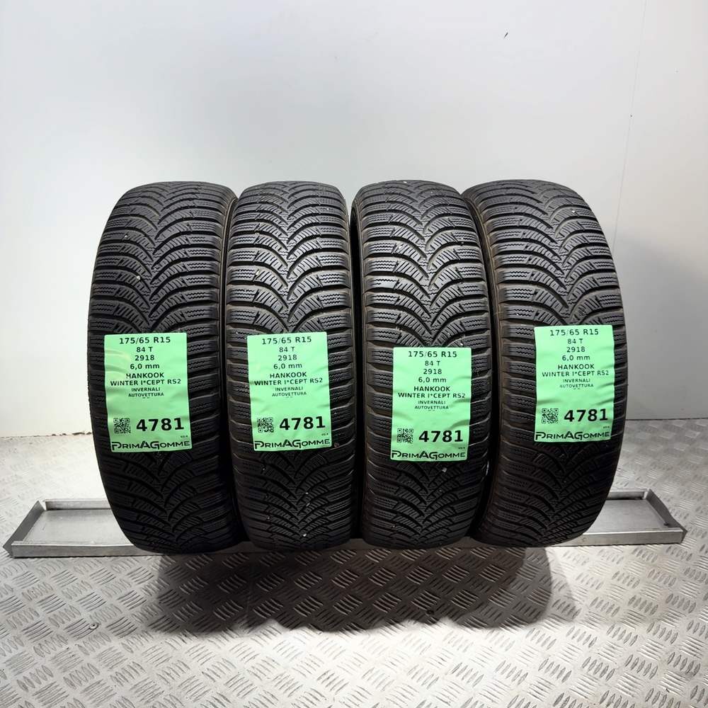 Gomme Usate 175 65 R15 84T Hankook Winter I*Cept RS2 86% Invernali