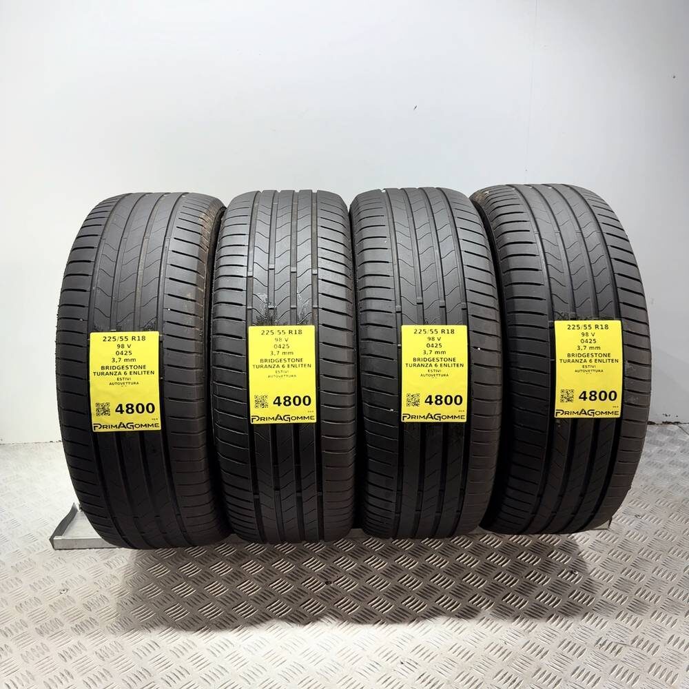Gomme Usate 225 55 R18 98V Bridgestone Turanza 6 Enliten Estive