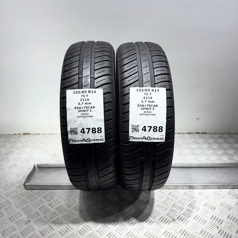 Gomme Usate 155 65 R14 75T Esa+Tecar Spirit 5 Estive