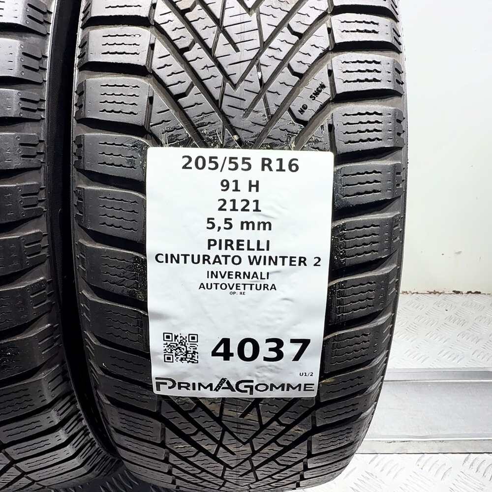 Gomme Usate 205 55 R16 91H Pirelli Cinturato Winter 2 79% Invernali - immagine 3