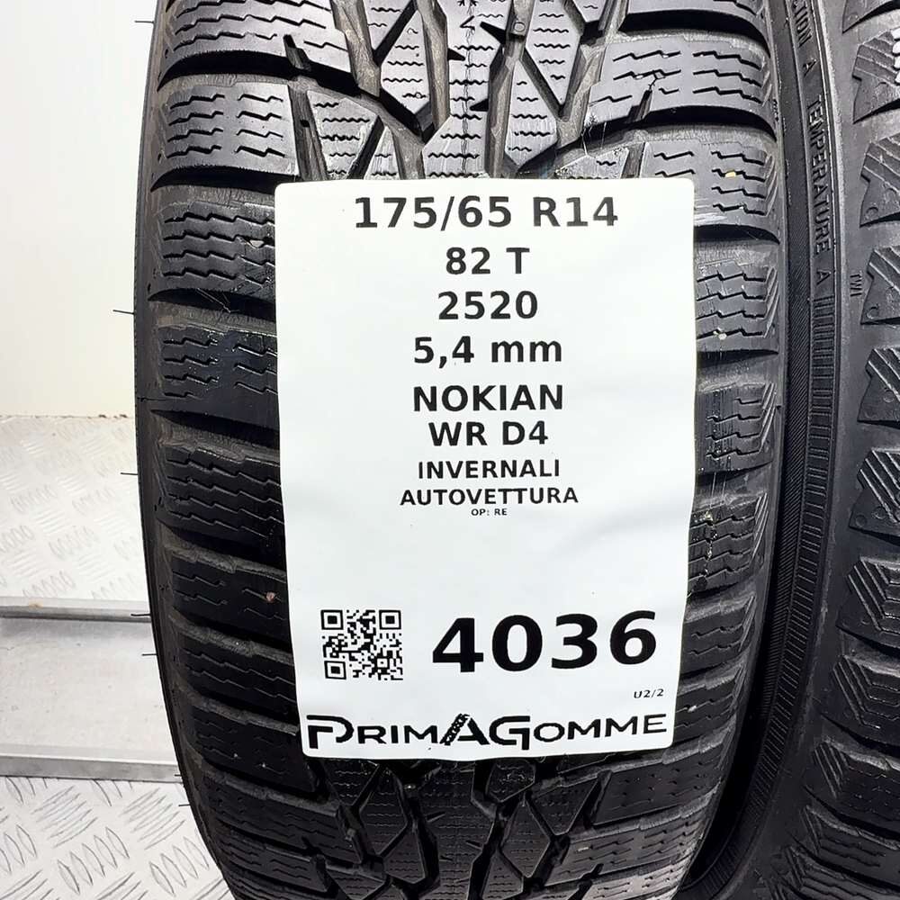 Gomme Usate 175 65 R14 82T Nokian WR D4 77% Invernali - immagine 3