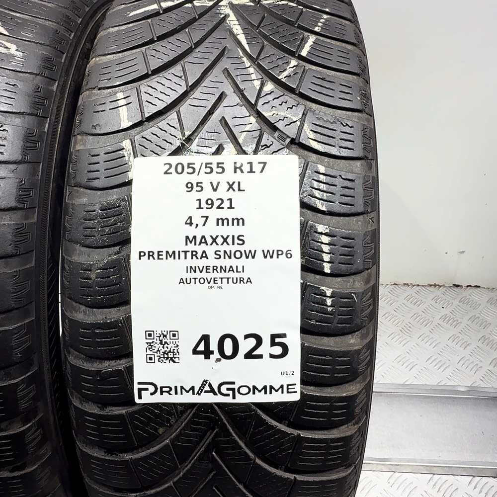 Gomme Usate 205 55 R17 95V Maxxis Premitra Snow WP6 Invernali - immagine 3