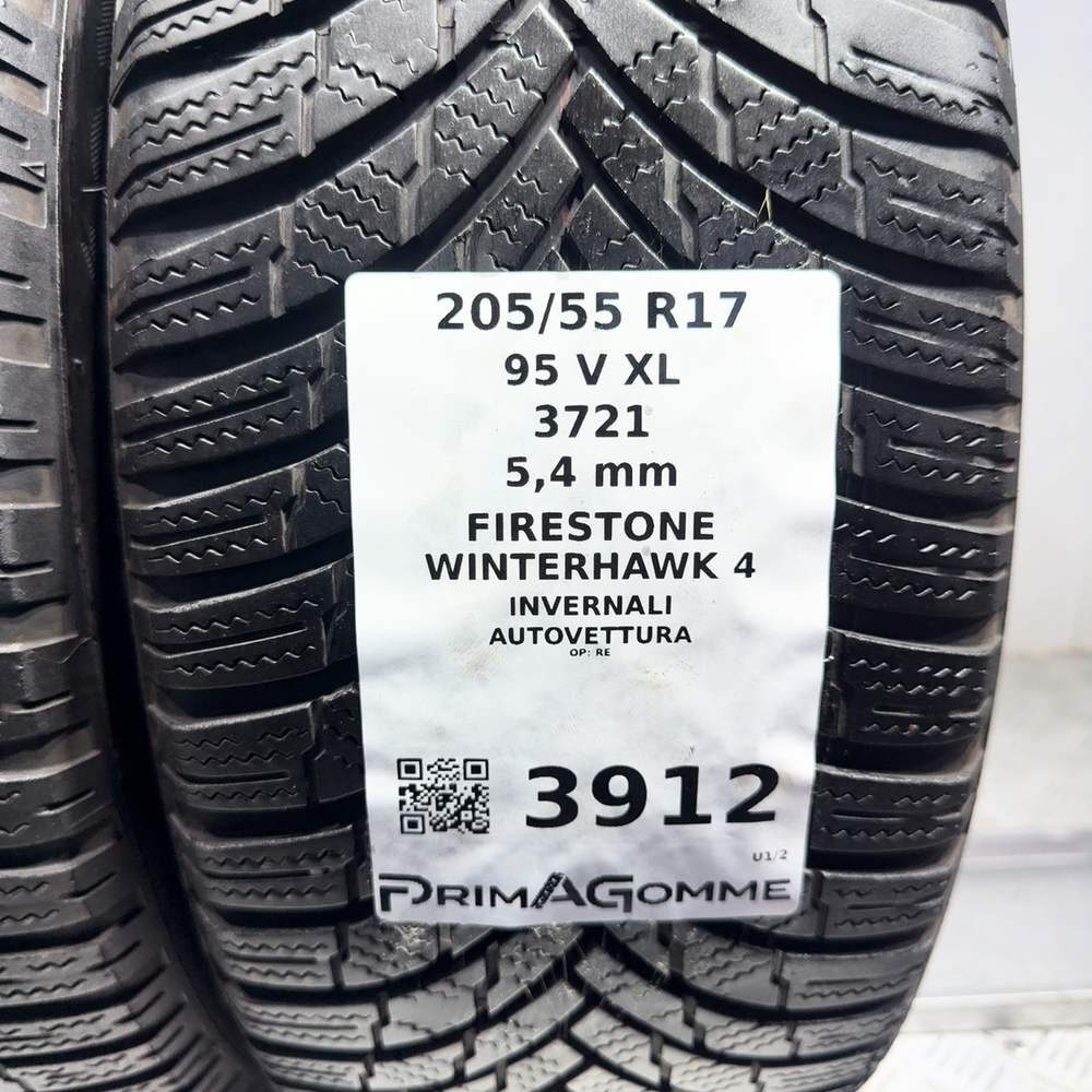 Gomme Usate 205 55 R17 XL 95V Firestone Winterhawk 4 77% Invernali - immagine 3